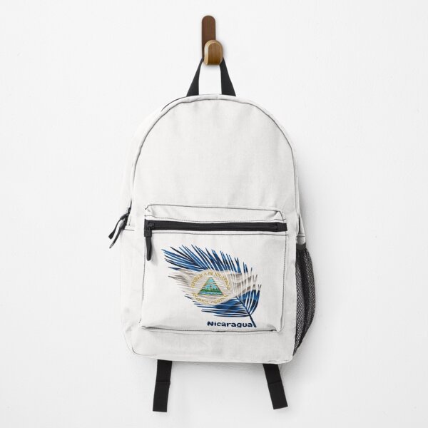 Item preview, Abstract Flag of Nicaragua – Feather Design designed and sold by ArteJorge48.