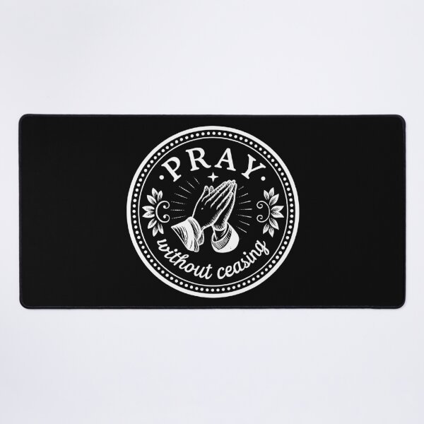 Item preview, 1 Thessalonians 5:17 Pray Without Ceasing designed and sold by plushism.