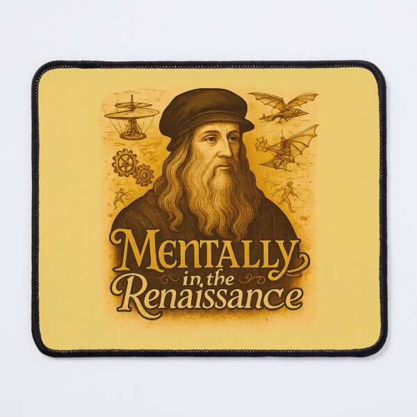 Item preview, Leonardo da Vinci – Mentally in the Renaissance designed and sold by Neonyx2020.