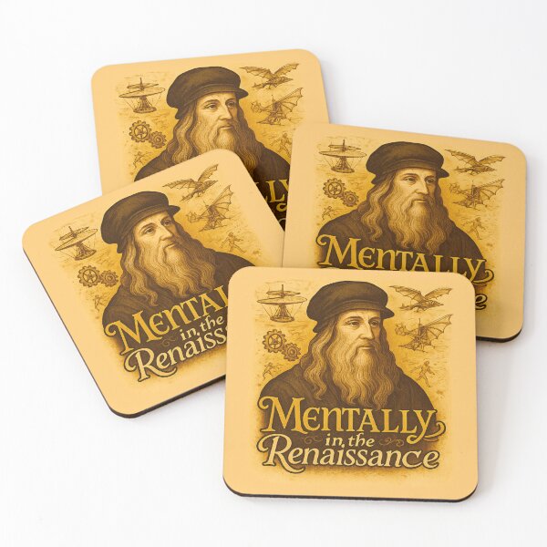 Item preview, Leonardo da Vinci – Mentally in the Renaissance designed and sold by Neonyx2020.