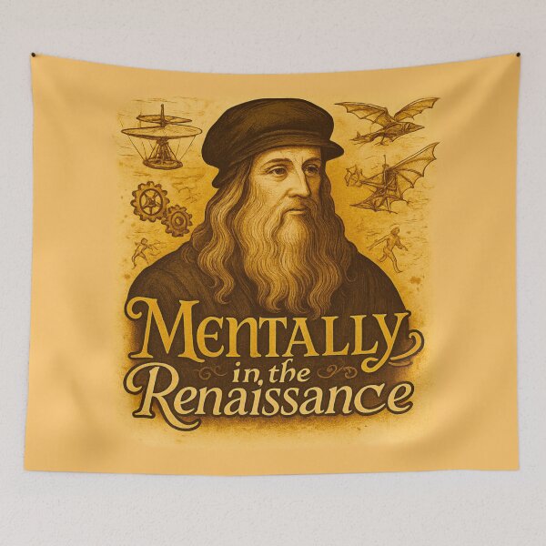 Item preview, Leonardo da Vinci – Mentally in the Renaissance designed and sold by Neonyx2020.