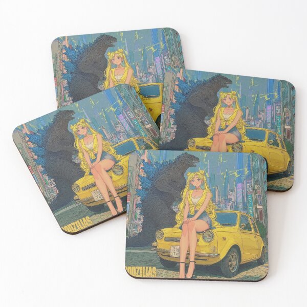 Item preview, Sailor Moon and Godzilla designed and sold by pastel.moonwave.