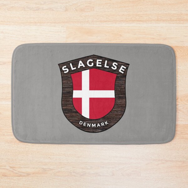 Item preview, Slagelse Denmark Emblem Flag designed and sold by World Designs.