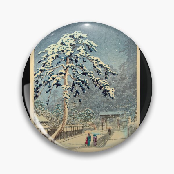 Item preview, Ikegami Honmonji (Honmon Temple, Ikegami) by Hasui Kawase | Japanese Temple Poster | Japandi Wall Art designed and sold by artofuniverse.