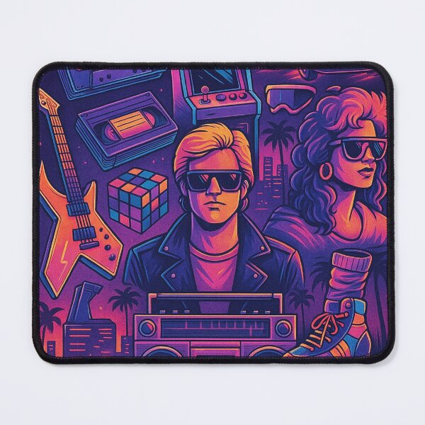 Item preview, Totally '80s – Neon Pop Culture Collage designed and sold by Red_5.