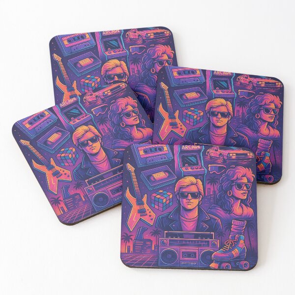Item preview, Totally '80s – Neon Pop Culture Collage designed and sold by Red_5.