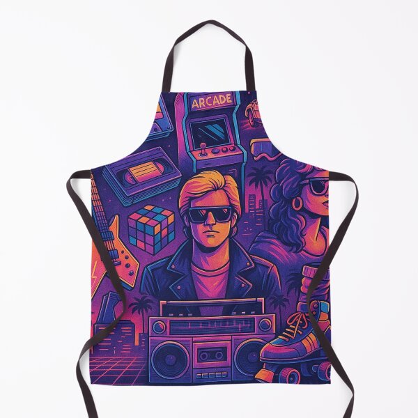 Item preview, Totally '80s – Neon Pop Culture Collage designed and sold by Red_5.