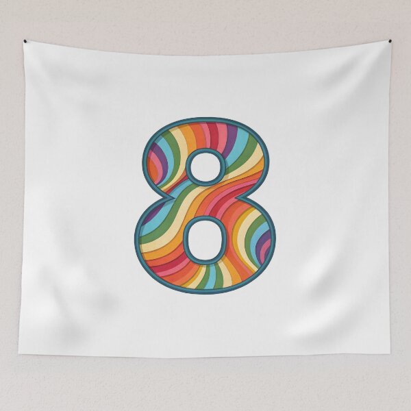 Item preview, Number 8 designed and sold by nimmitrends.