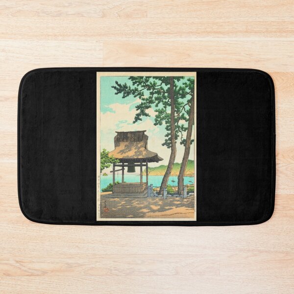 Item preview, Izu Ito Shugetsuin (Shugetsu Temple in Ito, Izu) by Hasui Kawase | Japanese Temple Poster | Japandi Wall Art designed and sold by artofuniverse.