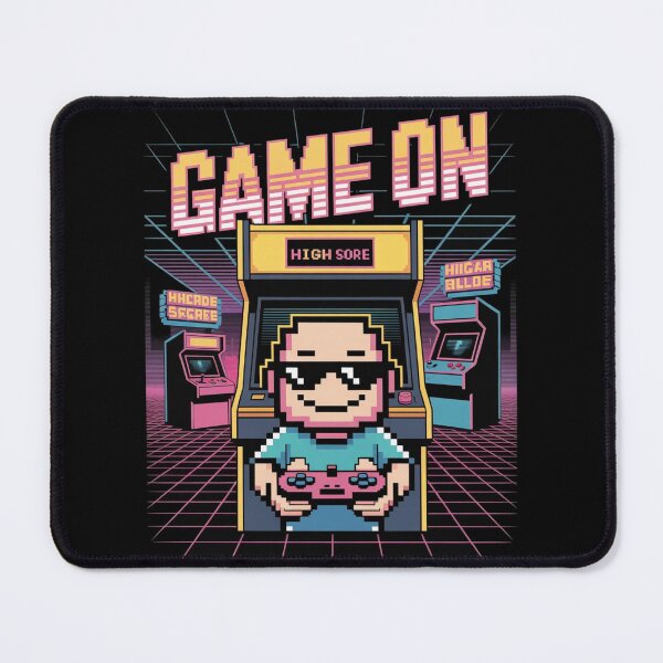 Item preview, Ready, Player One? Game On! Gaming & Retro Style designed and sold by KrissGraphShop.