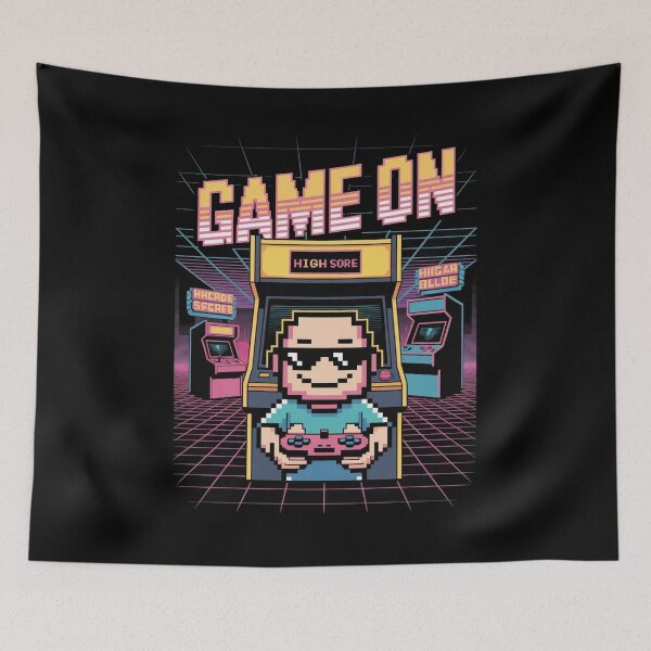 Item preview, ¿Listos, Jugador Uno? ¡A jugar! Juegos y estilo retro designed and sold by KrissGraphShop.