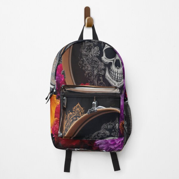 Item preview, Santa Muerte Drum Kit with Neon Velvet Flowers – Gothic Festival Art designed and sold by ArtiQreate.