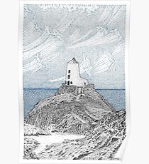 Ynys Llanddwyn Lighthouse Poster