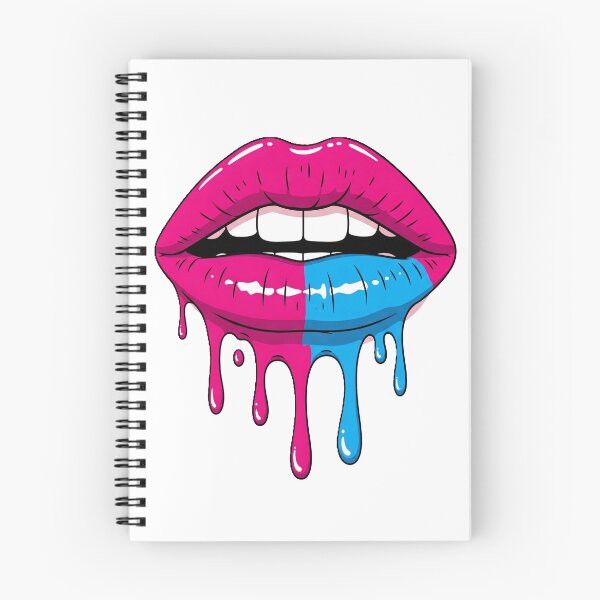 Item preview, Pop Art Drip Lips | Bi Pride Colors | Aesthetic Streetwear & Home Decor designed and sold by MalPhiri.