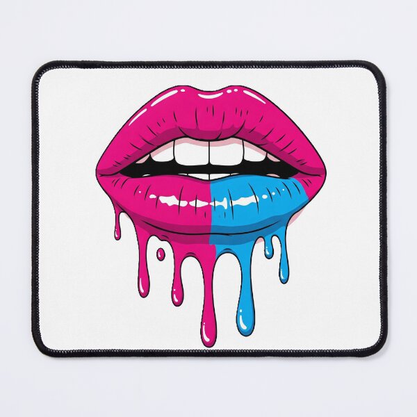 Item preview, Pop Art Drip Lips | Bi Pride Colors | Aesthetic Streetwear & Home Decor designed and sold by MalPhiri.