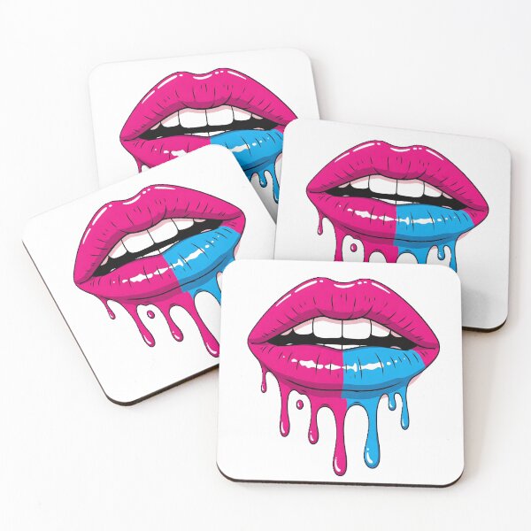 Item preview, Pop Art Drip Lips | Bi Pride Colors | Aesthetic Streetwear & Home Decor designed and sold by MalPhiri.