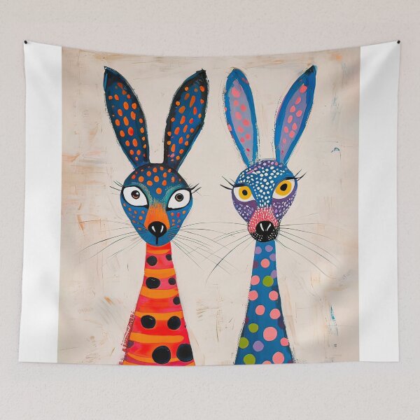 Item preview, Two very friendly rabbits designed and sold by paulrommer.