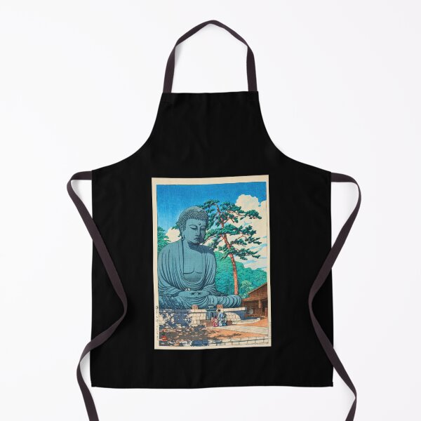 Item preview, Kamakura Daibutsu (The Great Buddha at Kamakura) by Hasui Kawase | Japanese Buddha Poster | Japandi Spiritual Decor designed and sold by artofuniverse.