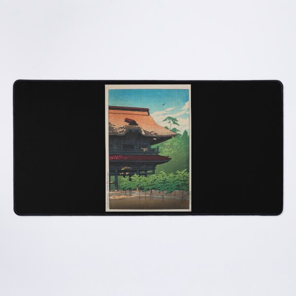 Item preview, Kamakura Kenchoji (Kenchoji Temple in Kamakura) by Hasui Kawase | Japanese Temple Poster | Japandi Wall Art designed and sold by artofuniverse.