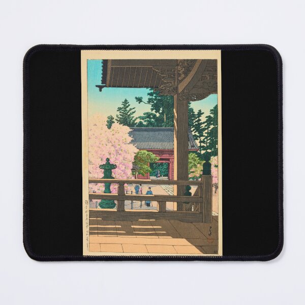 Item preview, Kamakura Myohonji Kaido (The Crabapple Flowers at Myohonji Temple, Kamakura) by Hasui Kawase | Japanese Spring Poster designed and sold by artofuniverse.