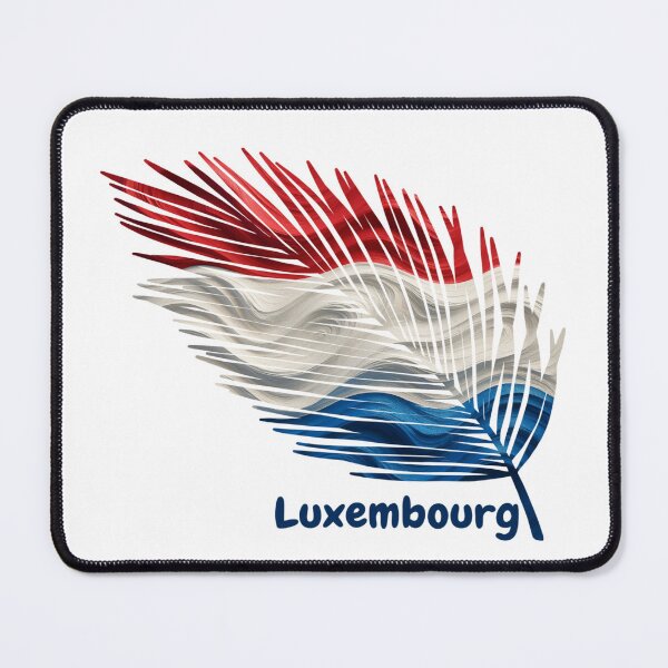 Item preview, Abstract Flag of Luxembourg – Feather Design designed and sold by ArteJorge48.