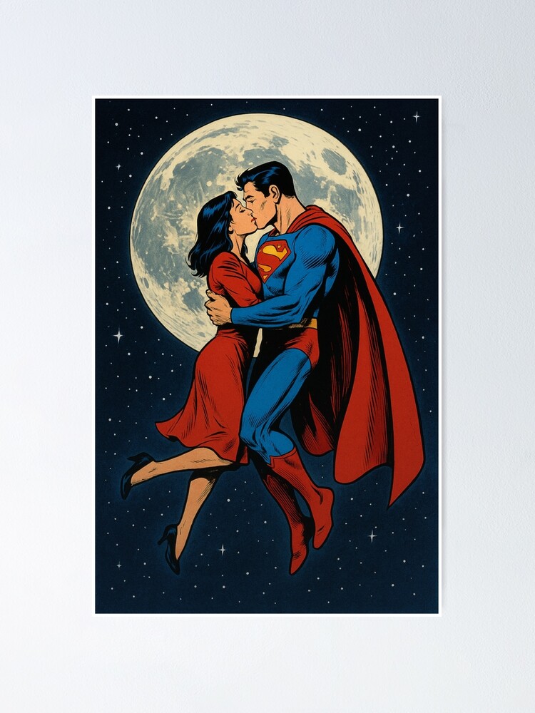 Lois Clark Kiss me under the moonlight
