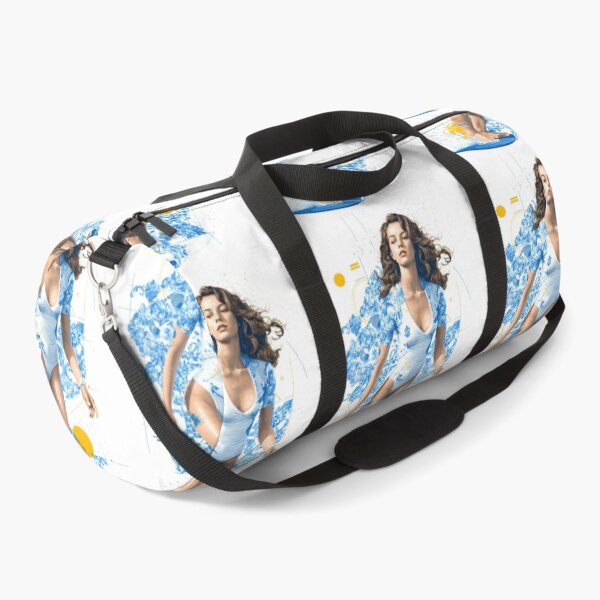 Item preview, modern graphic composition featuring a brunette woman surfer in dynamic motion designed and sold by wonderisland.