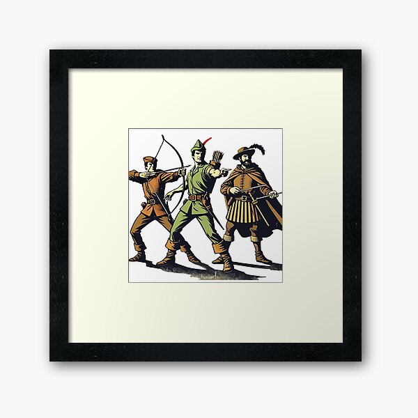 Aperçu de l'œuvre Robin des Bois. Robin et son équipage créée et vendue par PHILILY.