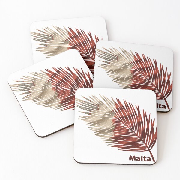 Item preview, Abstract Flag of Malta – Feather Design designed and sold by ArteJorge48.