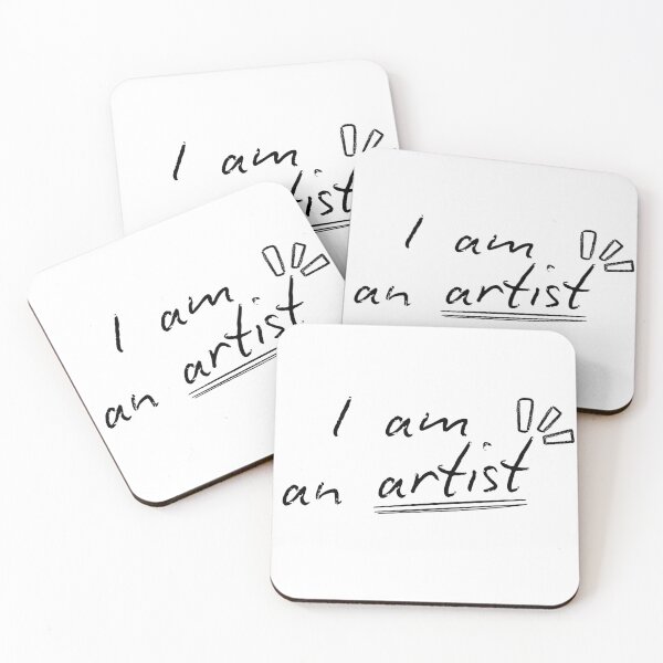 Item preview, "I am an artist" - Simple minimalist design designed and sold by SJ_Designs.