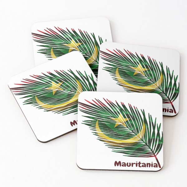 Item preview, Abstract Flag of Mauritania – Feather Design designed and sold by ArteJorge48.