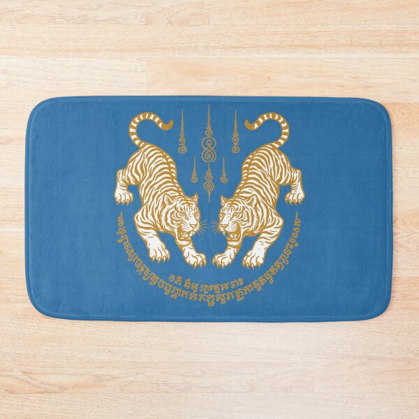 Item preview, Twin Tiger Sak Yant – Traditional Protection Tattoo designed and sold by MarkRiemer.