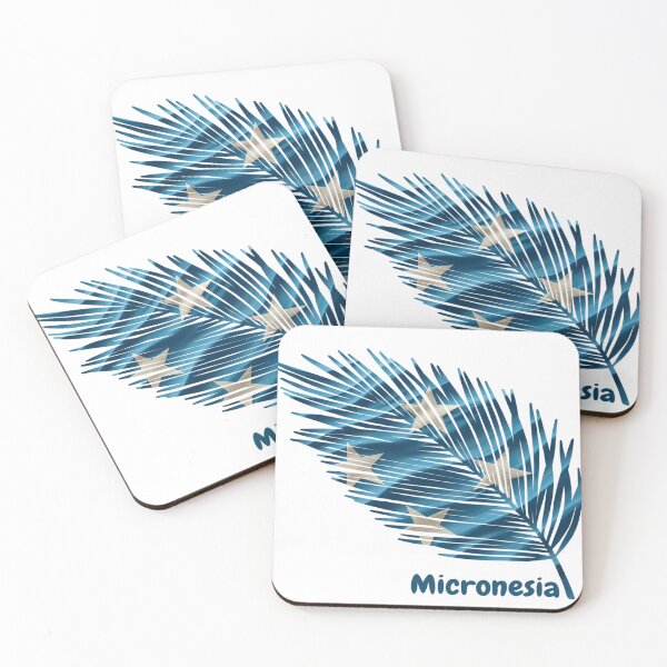 Item preview, Abstract Flag of Micronesia – Feather Design designed and sold by ArteJorge48.