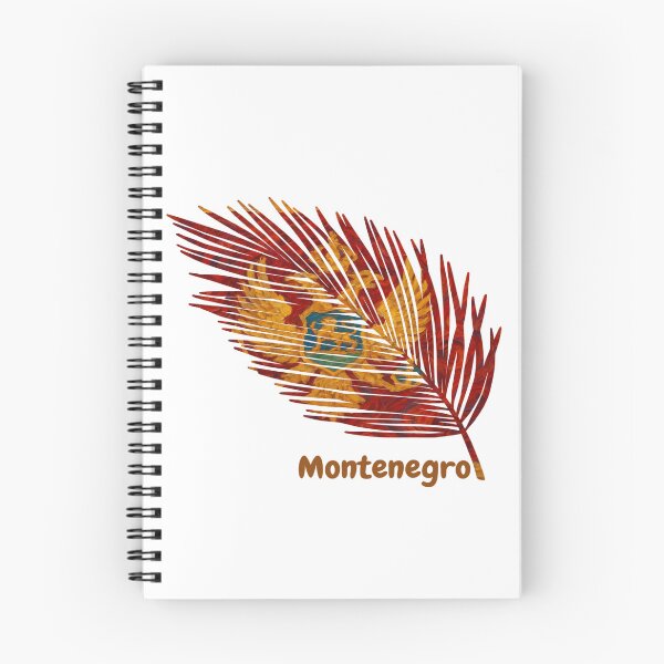 Item preview, Abstract Flag of Montenegro – Feather Design designed and sold by ArteJorge48.