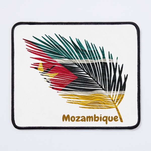 Item preview, Abstract Flag of Mozambique – Feather Design designed and sold by ArteJorge48.