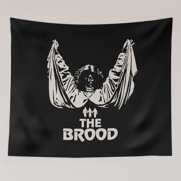 Item preview, THE BROOD Cronenberg Canadian horror white designed and sold by LapinMagnetik.