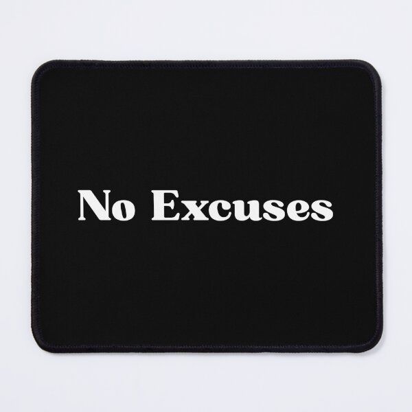 Item preview, No Excuses - Gym Quote designed and sold by SWETA HALDER.