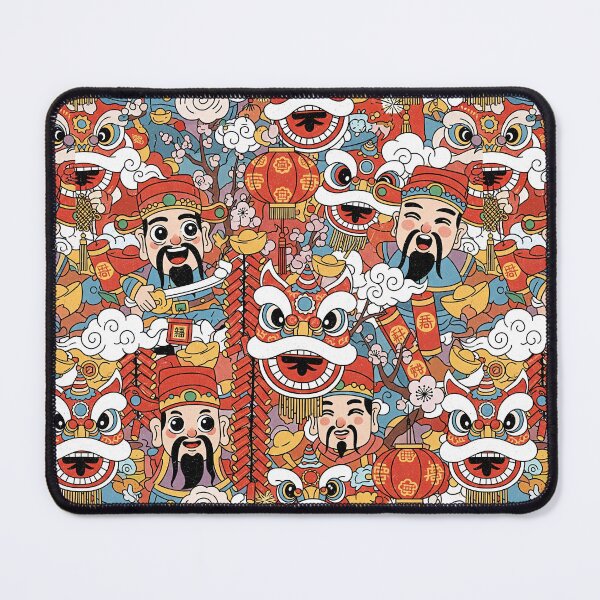 Item preview, Festive CNY Lion Dance Pattern designed and sold by tretyakov.