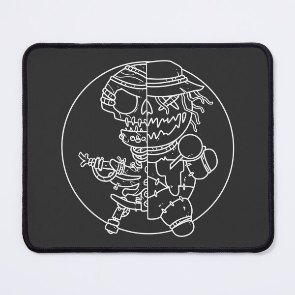 Item preview, Voodoo Doll Scarecrow Heart Split Line Art designed and sold by Voodoo Store Paranormal Collections.
