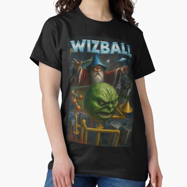 Item preview, Wizball Retro Game Cover – Classic 80s Art designed and sold by Retr0Tshirts.