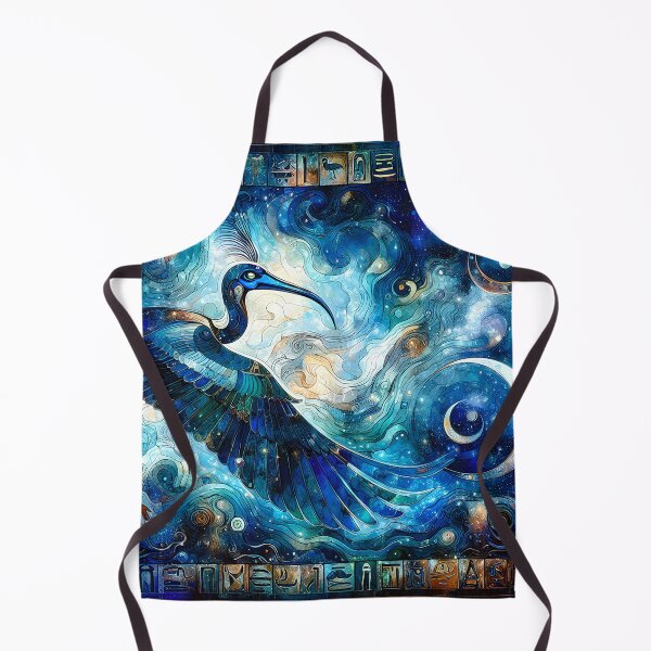 Item preview, Egyptian Zodiac: Thoth | Celestial Moon God Art designed and sold by Stoneflower-Art.