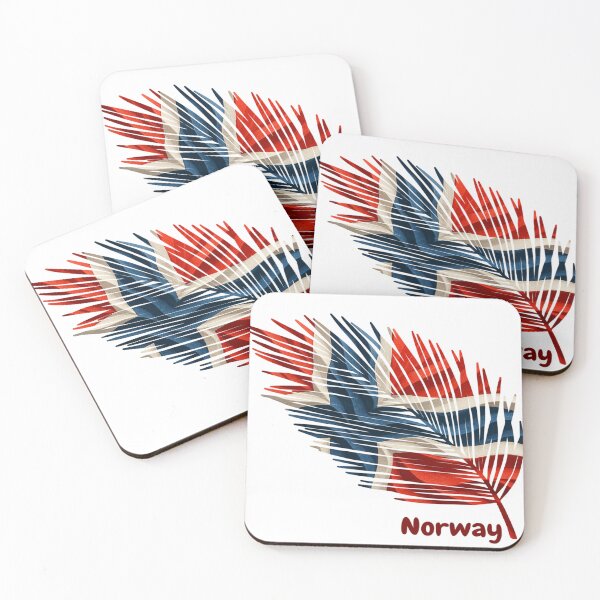 Item preview, Abstract Flag of Norway – Feather Design designed and sold by ArteJorge48.