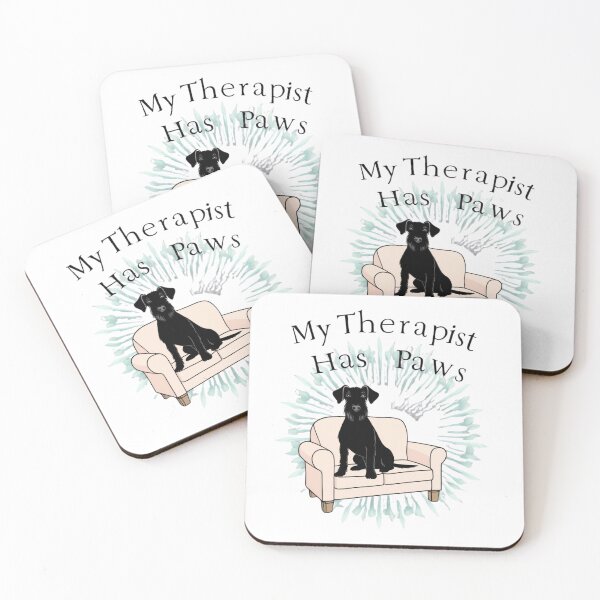 Item preview, My Therapist Has Paws – And Better Listening Skills Too designed and sold by Paws and Ink Art.
