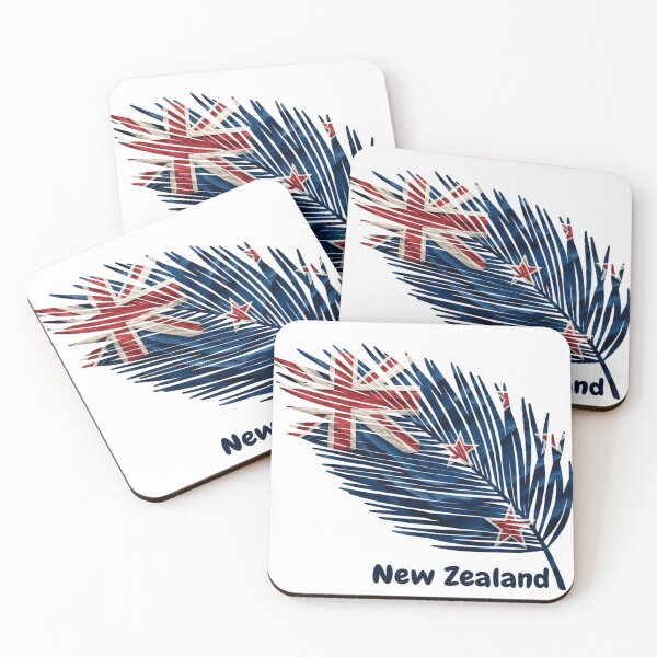 Item preview, Abstract New Zealand Flag – Feather Design designed and sold by ArteJorge48.