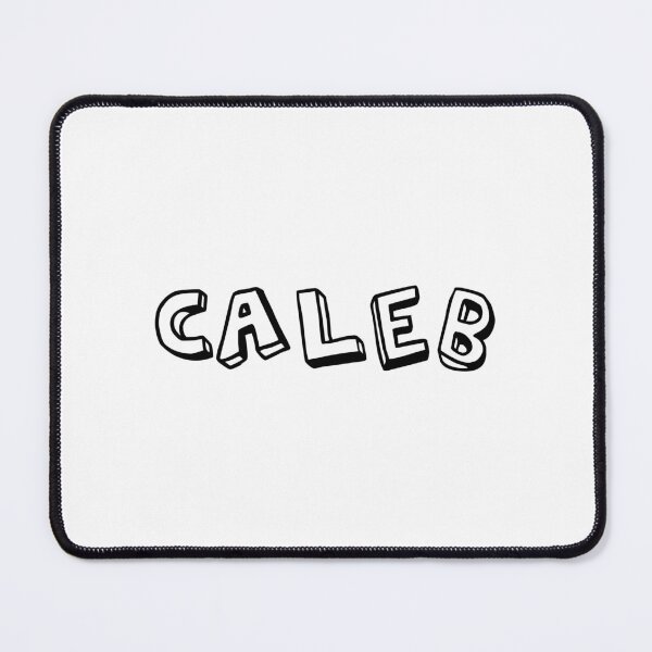 Item preview, typography "Caleb" english name tag sticker designed and sold by tonylau81.