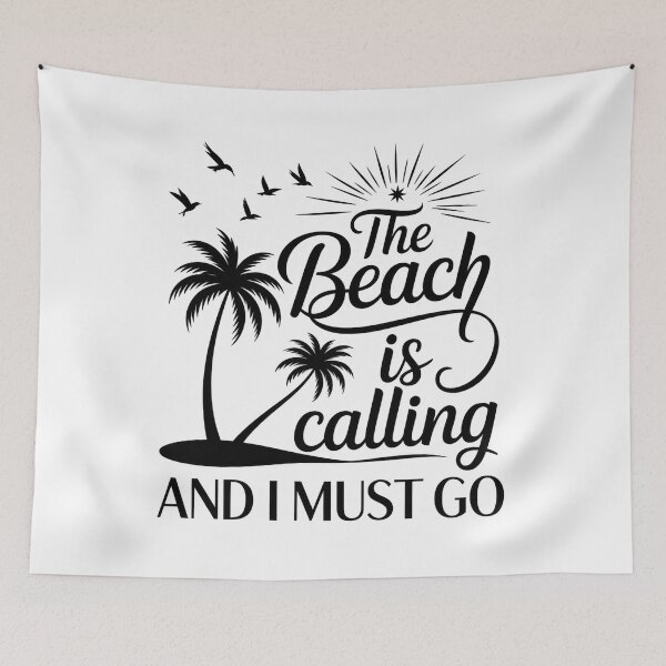 Item preview, Beach Must Go On designed and sold by Notthatholder.