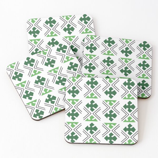 Item preview, Bogolan Motif Stock Illustrations Blue designed and sold by Wolagno.