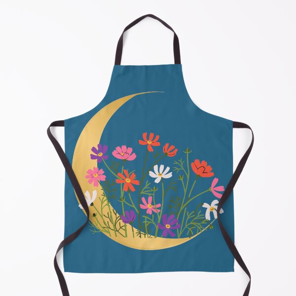 Item preview, Moon with flowers designed and sold by TinaMS123.