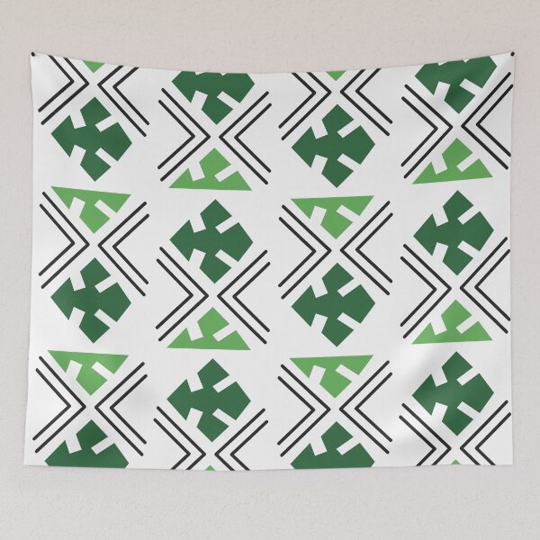 Item preview, Bogolan Motif Stock Illustrations Blue designed and sold by Wolagno.