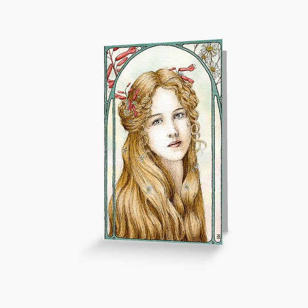 Item preview, Red Buckeye and White Asters designed and sold by Groovy Gilded Age.